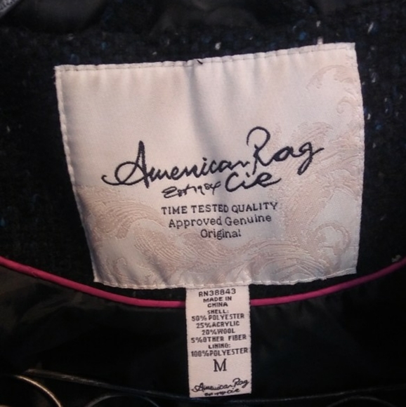 American Rag Blue Wool Jacket - Picture 8 of 10